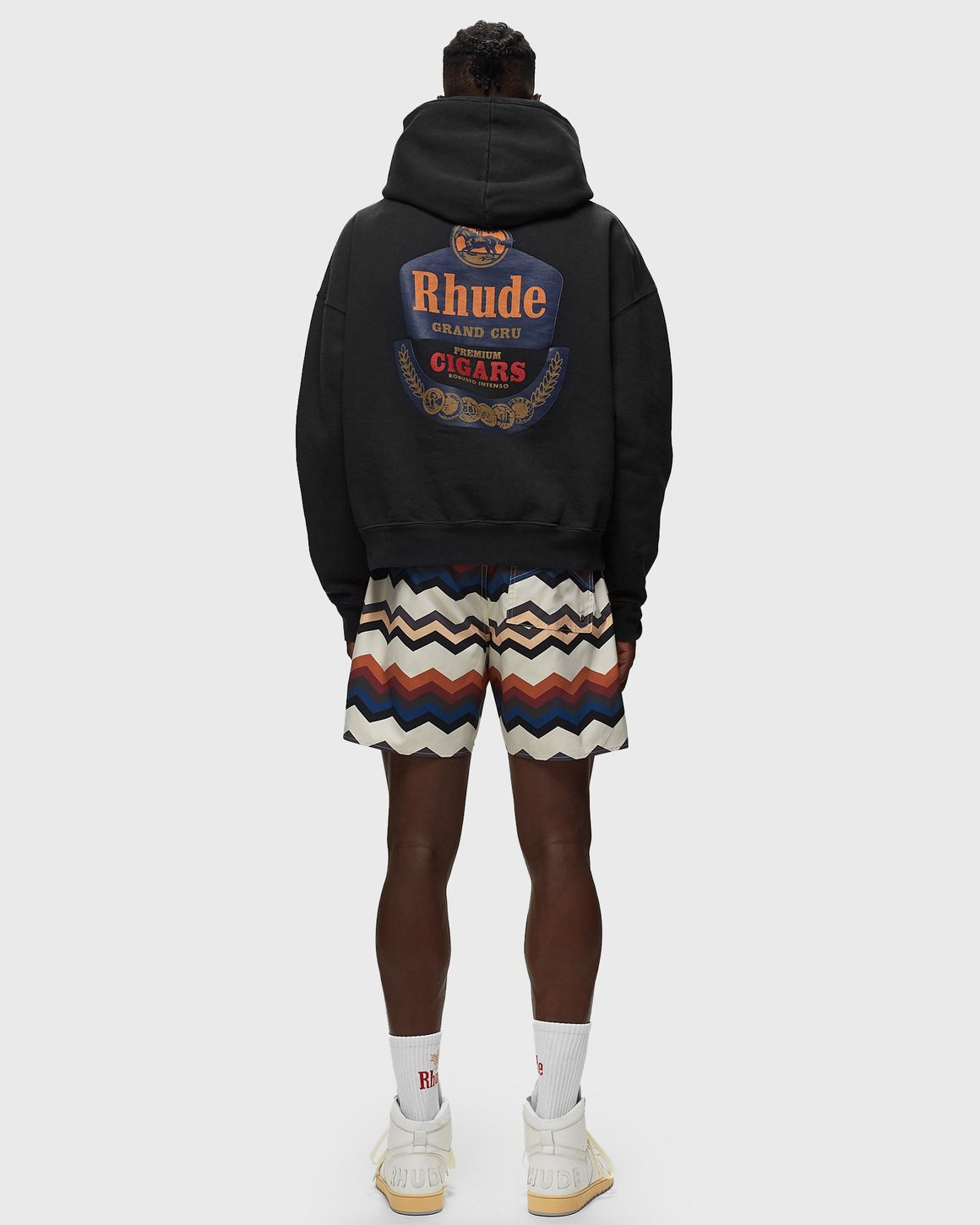 Grand SSENSE限定 【関税込み】Rhude Cru オフホワイト フーディ