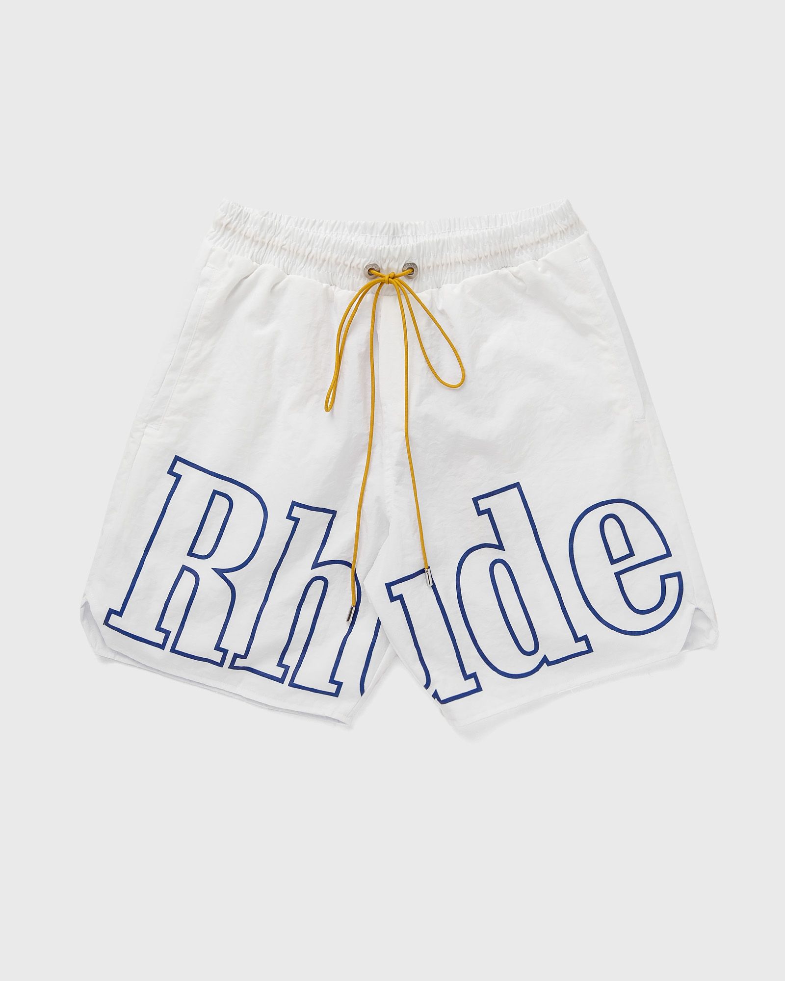 Rhude - logo track-short men sport & team shorts white in größe:l