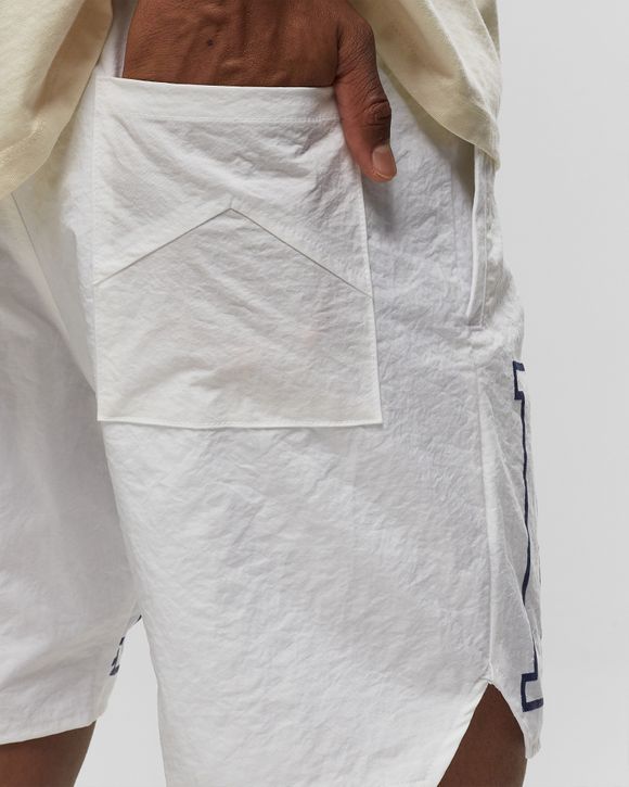 RHUDE logo-print track shorts - White