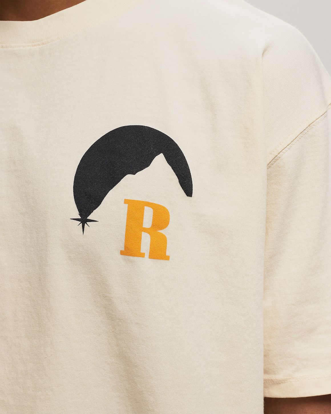 【RHUDE】関税送料込 コットン ムーンライトロゴ Tシャツ