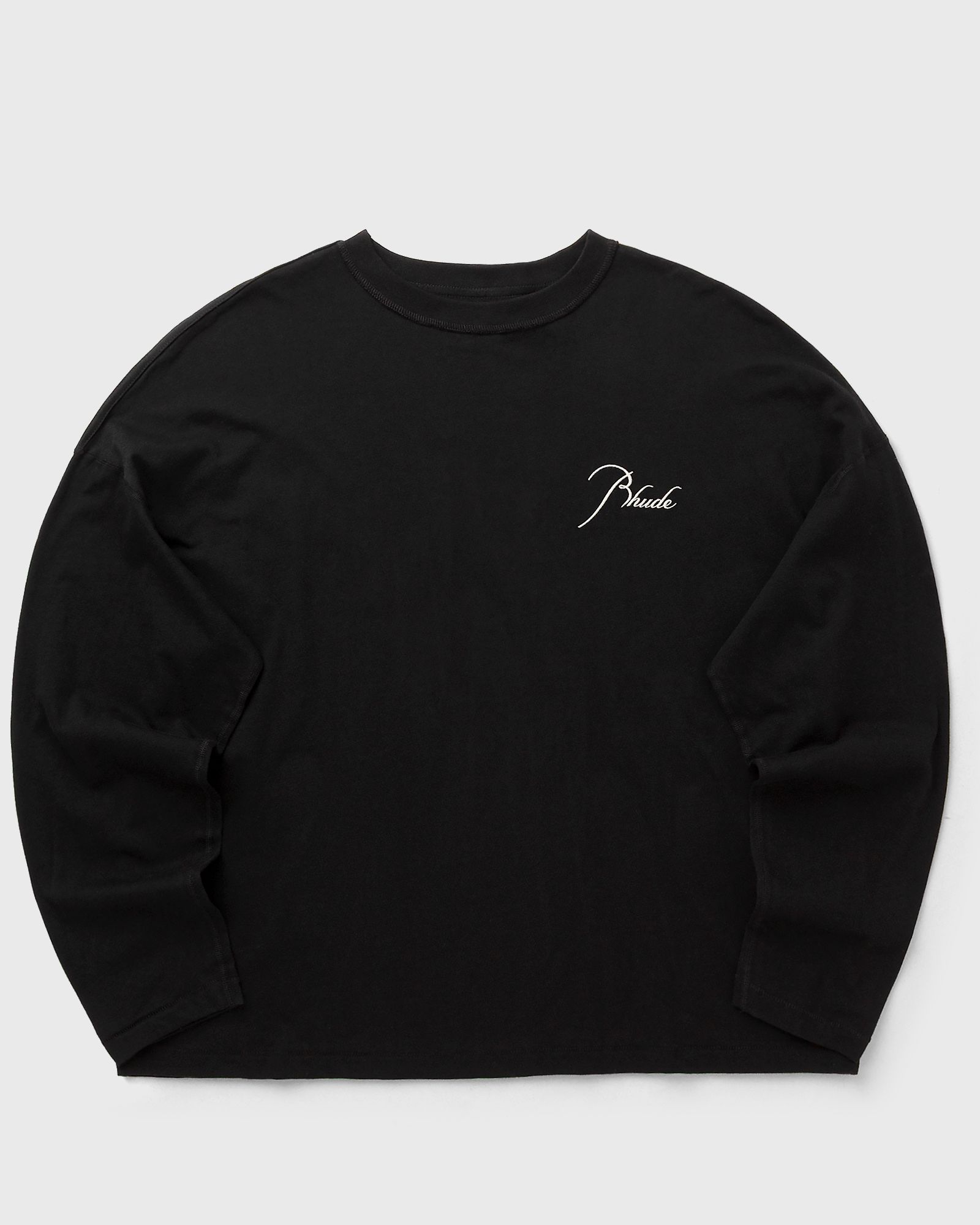 Rhude Rhude CLASSIQUE REVERSE LS TEE in black