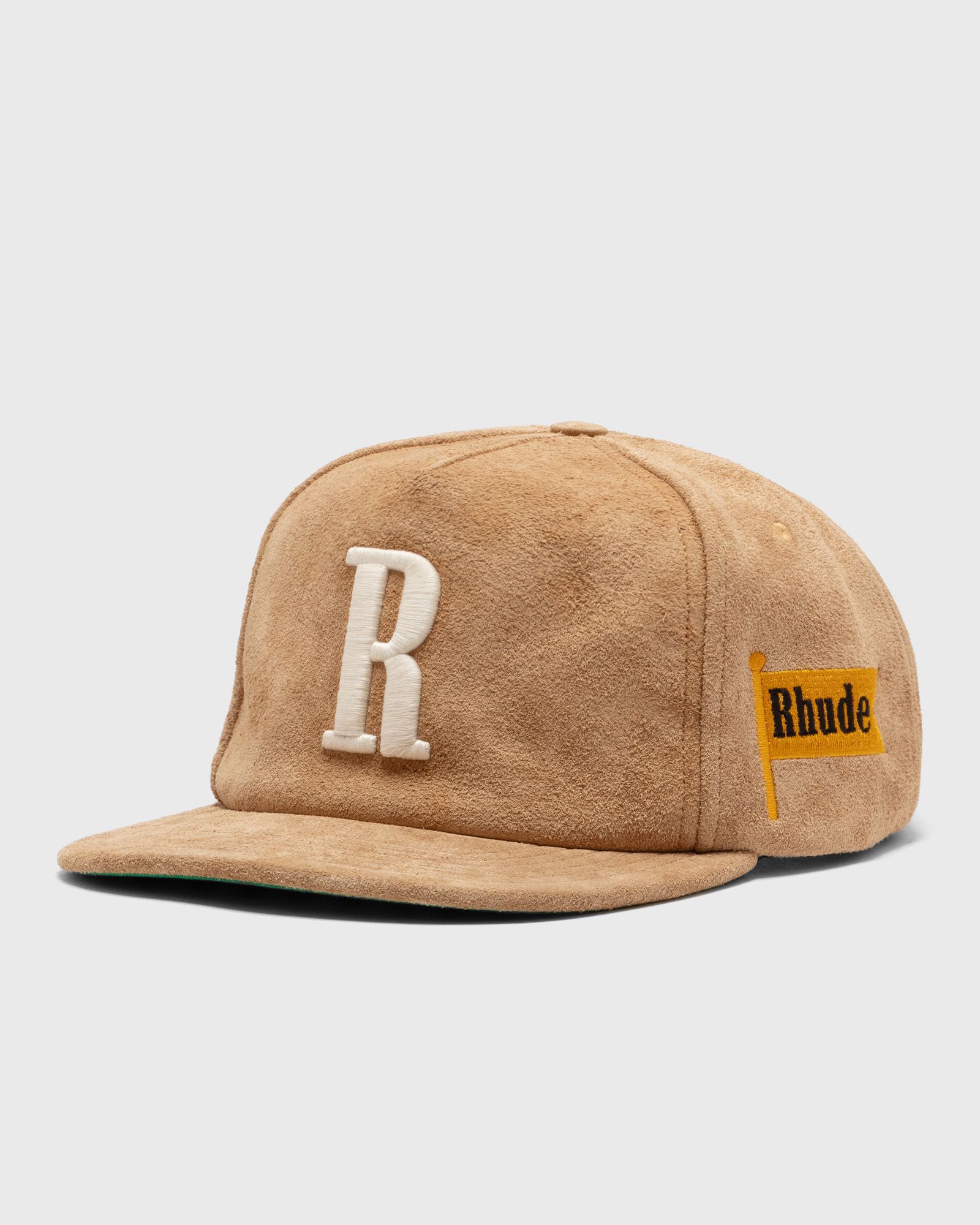 Rhude - suede r crown men caps brown in größe:one size