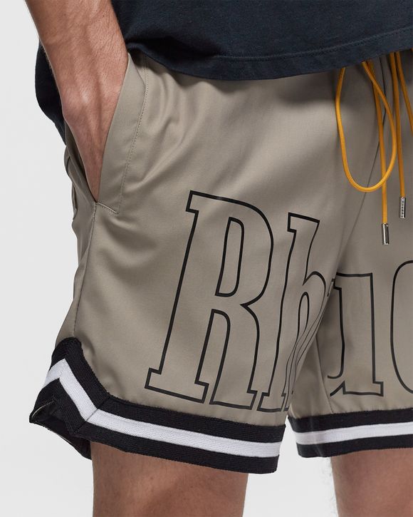 Rhude RHUDE BASKETBALL SWIM SHORT Beige | BSTN Store Rhude RHUDE BASKETBALL SWIM SHORT Beige | BSTN Store