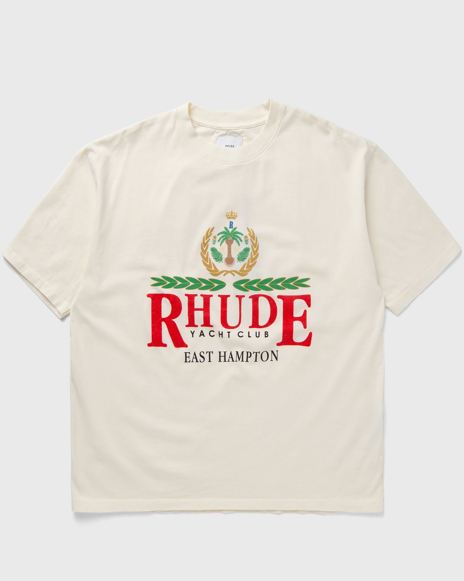 Rhude - east hampton crest tee vtg men shortsleeves white in größe:s