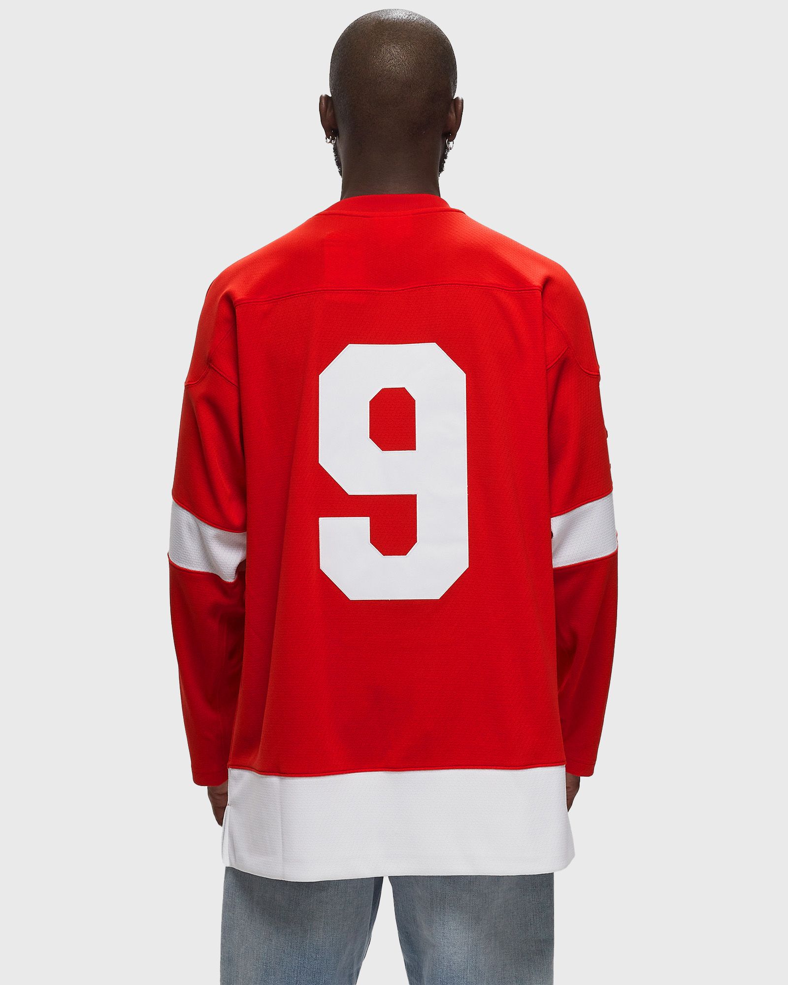 NHL BLUE LINE JERSEY DETROIT RED WINGS 1960-61 GORDIE HOWE #9