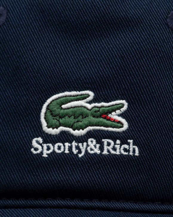 Sporty & Rich Lacoste Serif Hat Blue | BSTN Store