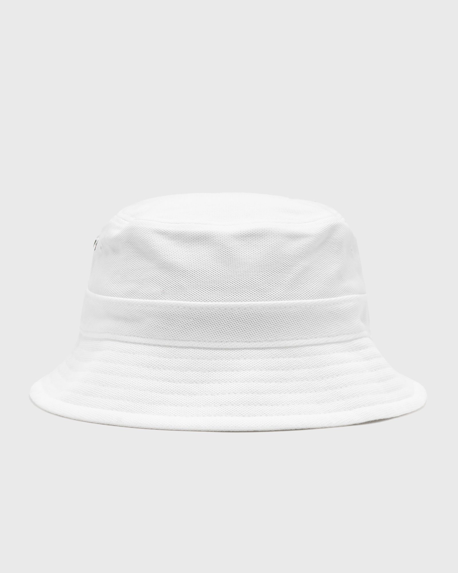 Lacoste - piqué bucket hat men hats white in größe:m