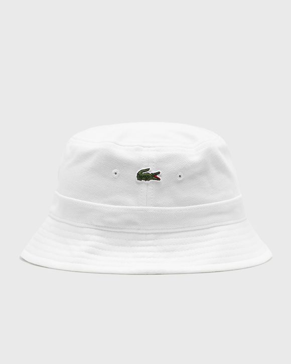 Lacoste PIQUE BUCKET HAT White white