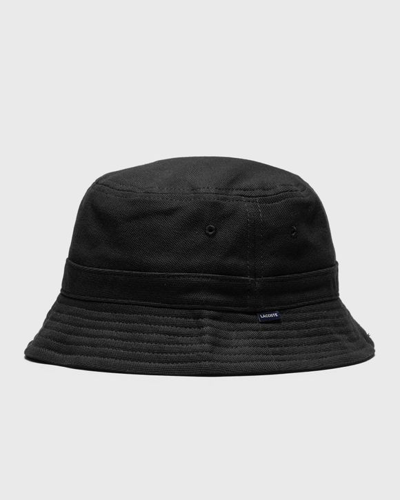 Lacoste PIQUE BUCKET HAT Black BSTN Store