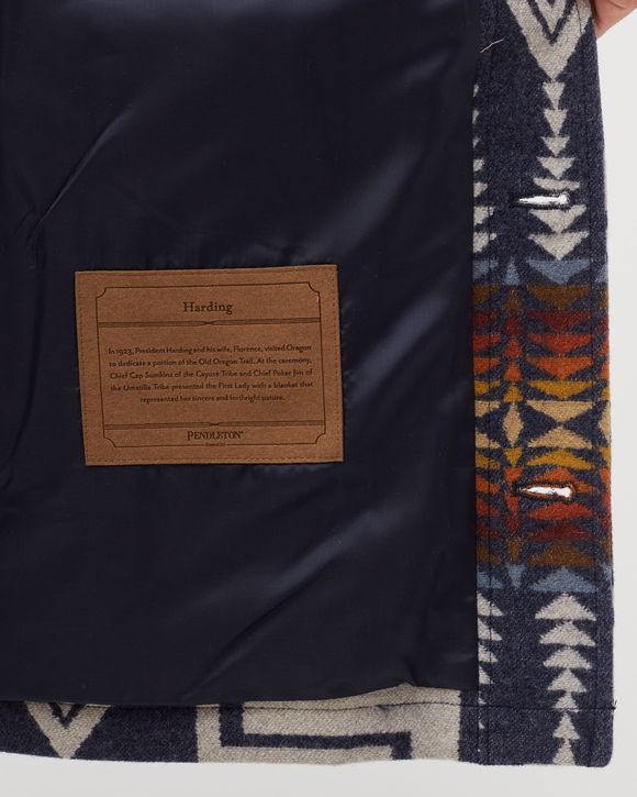 Harding Button Coat - Navy