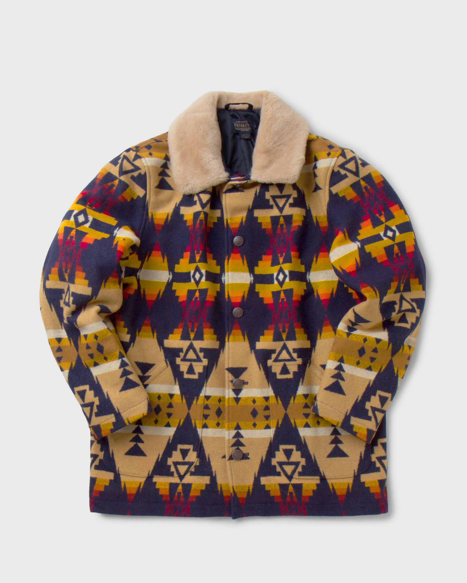 Brownsville Shearling Collar Coat - Thomas Kay