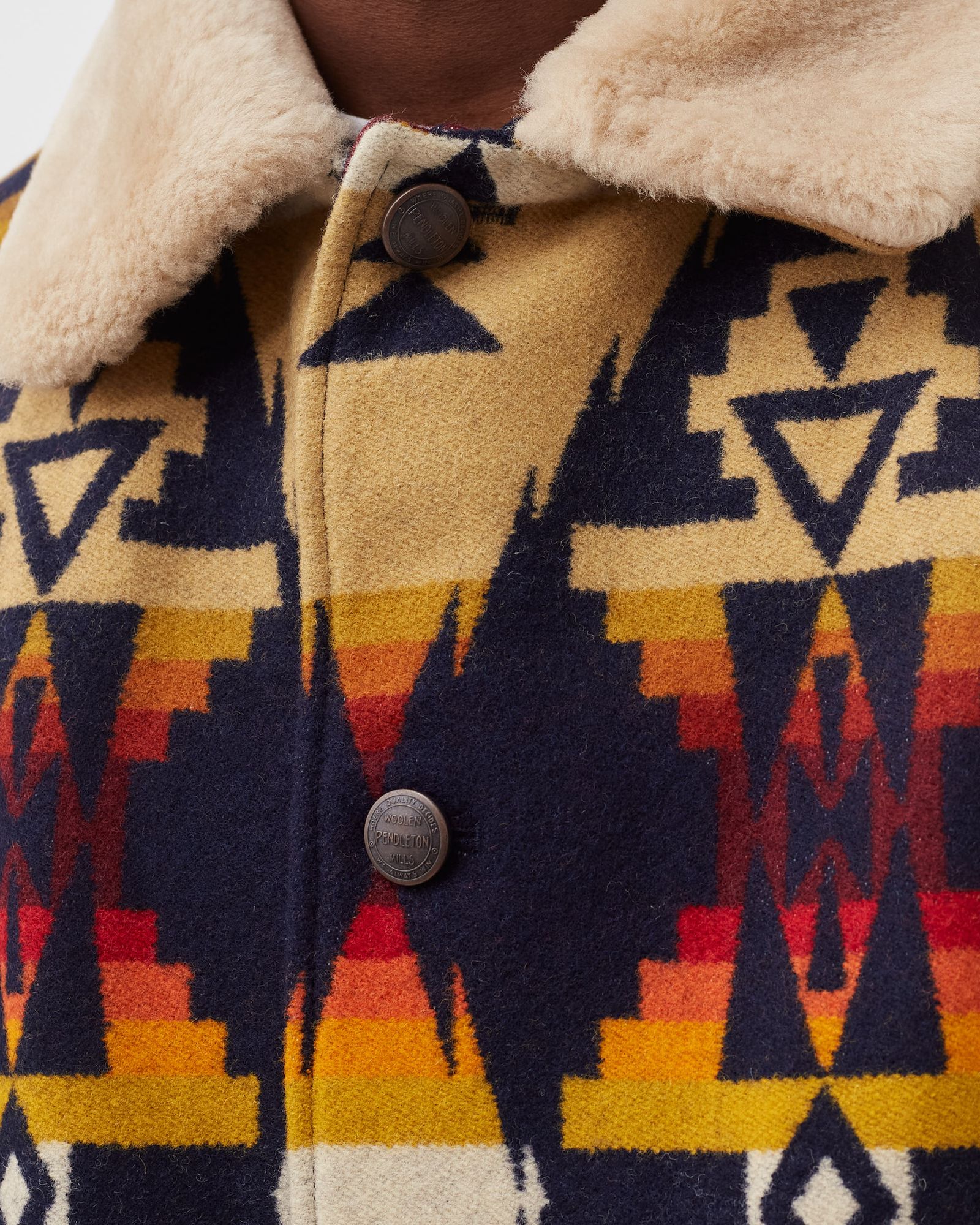 Brownsville Shearling Collar Coat - Thomas Kay