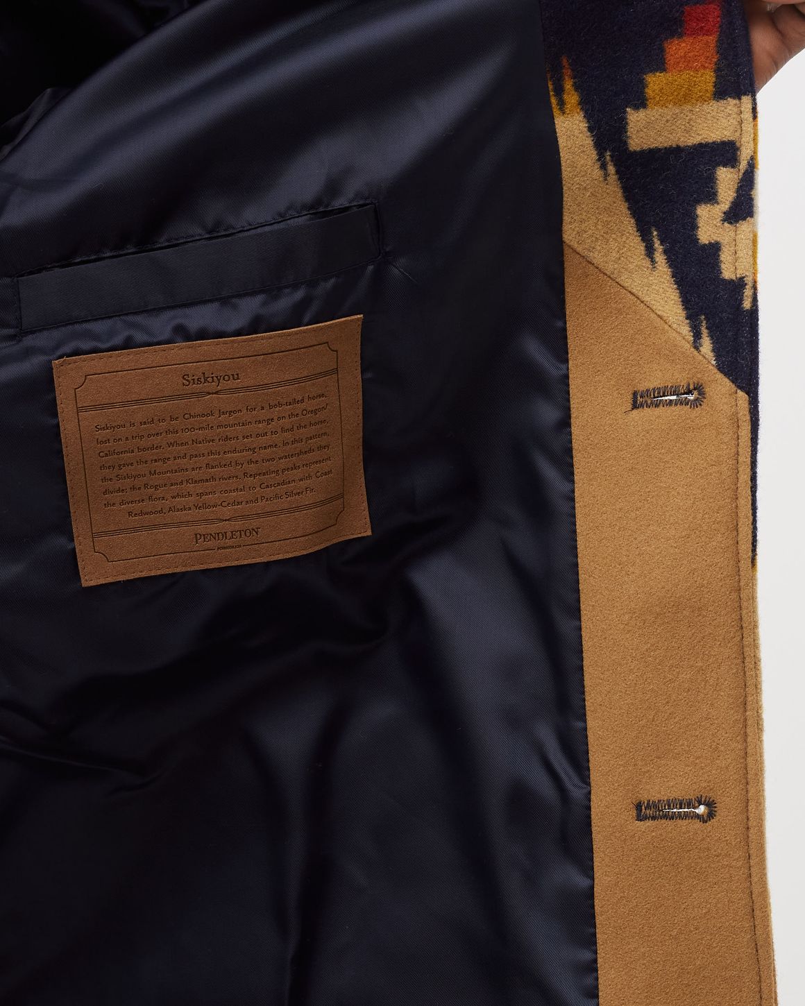 Pendleton tucson brownsville shearling coat hotsell