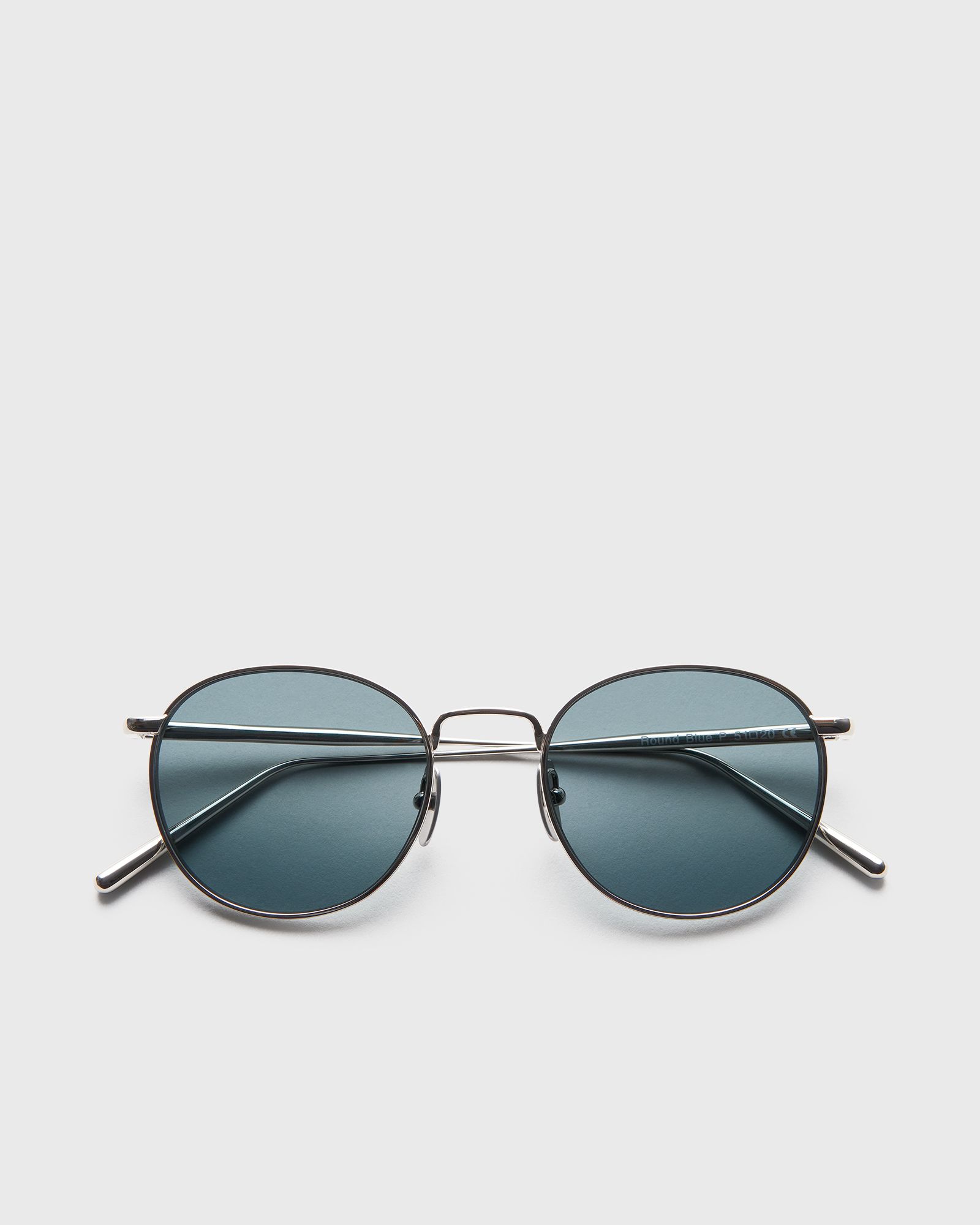 ROUND BLUE P SUNGLASSES