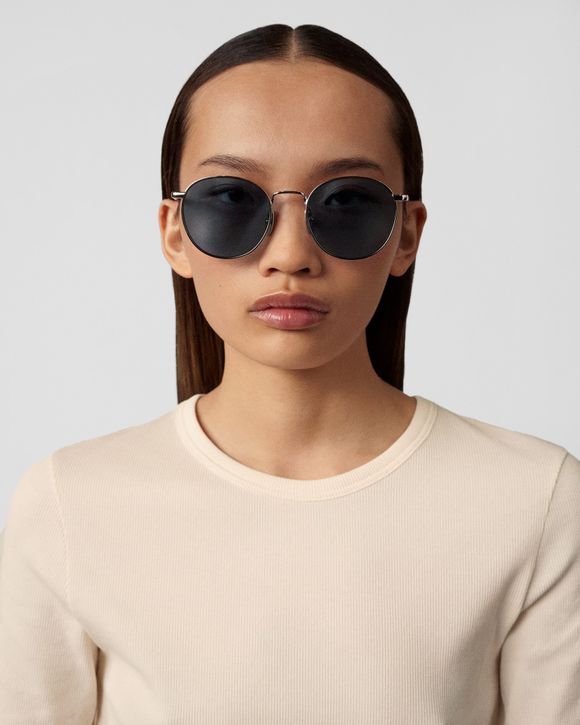 ROUND BLUE P SUNGLASSES