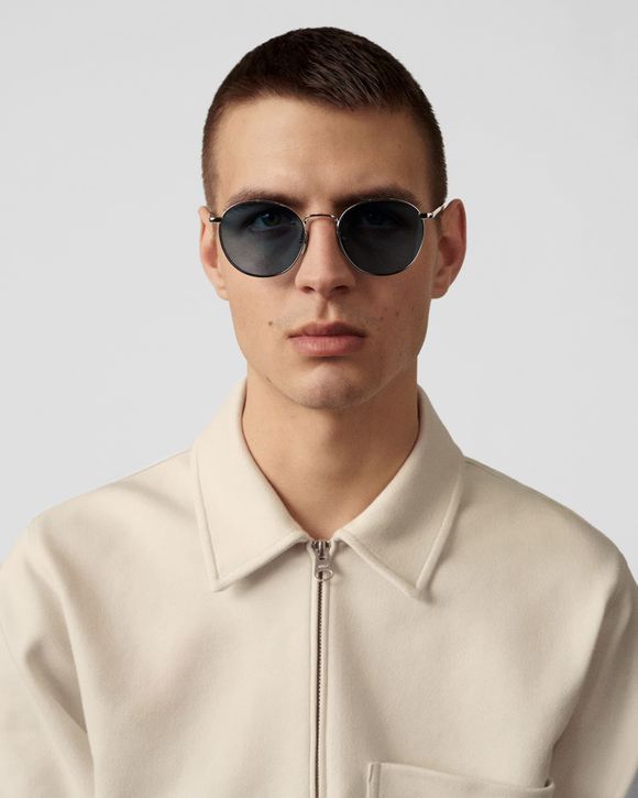 ROUND BLUE P SUNGLASSES