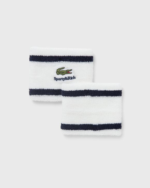 sejr hjemme På daglig basis Sporty & Rich x Lacoste Striped Wristband White | BSTN Store