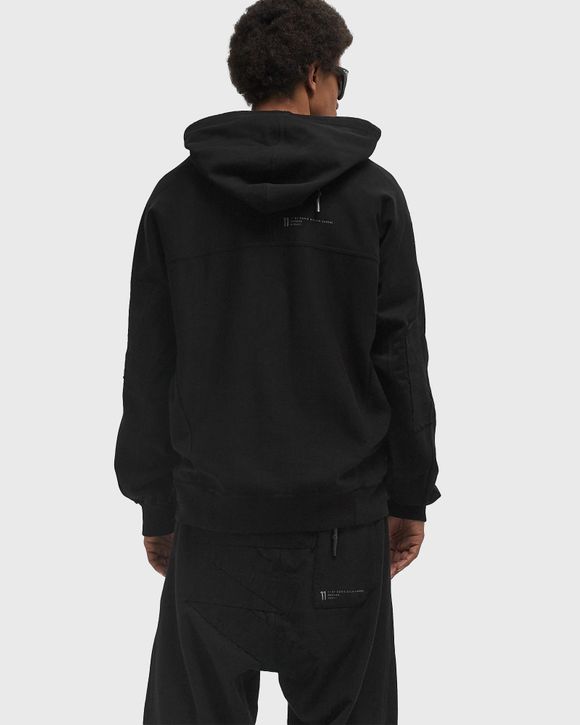 Reebok x 11 by Boris Bidjan Saberi CONSTRUCTED HOODIE Black