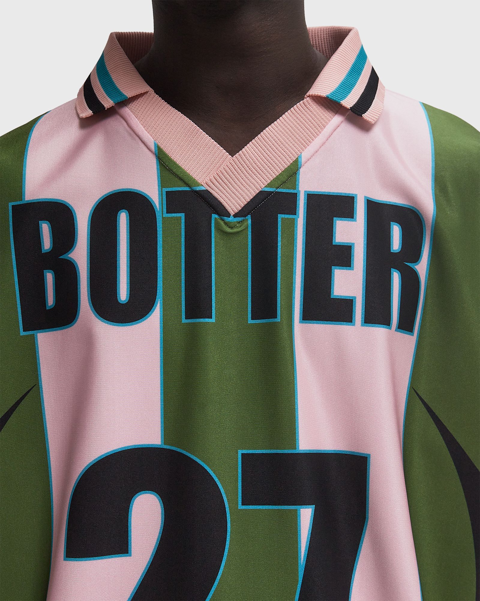 REVERSE SOCCER TEE STRIPED