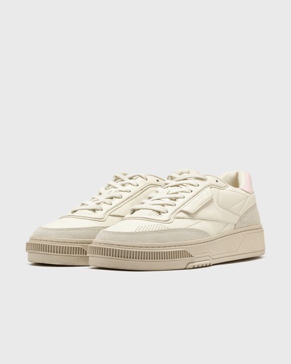 REEBOK WHITE AND PINK レザー C LTD スニーカー Reebok White And Pink Leather C Ltd Sneakers – BALTINI