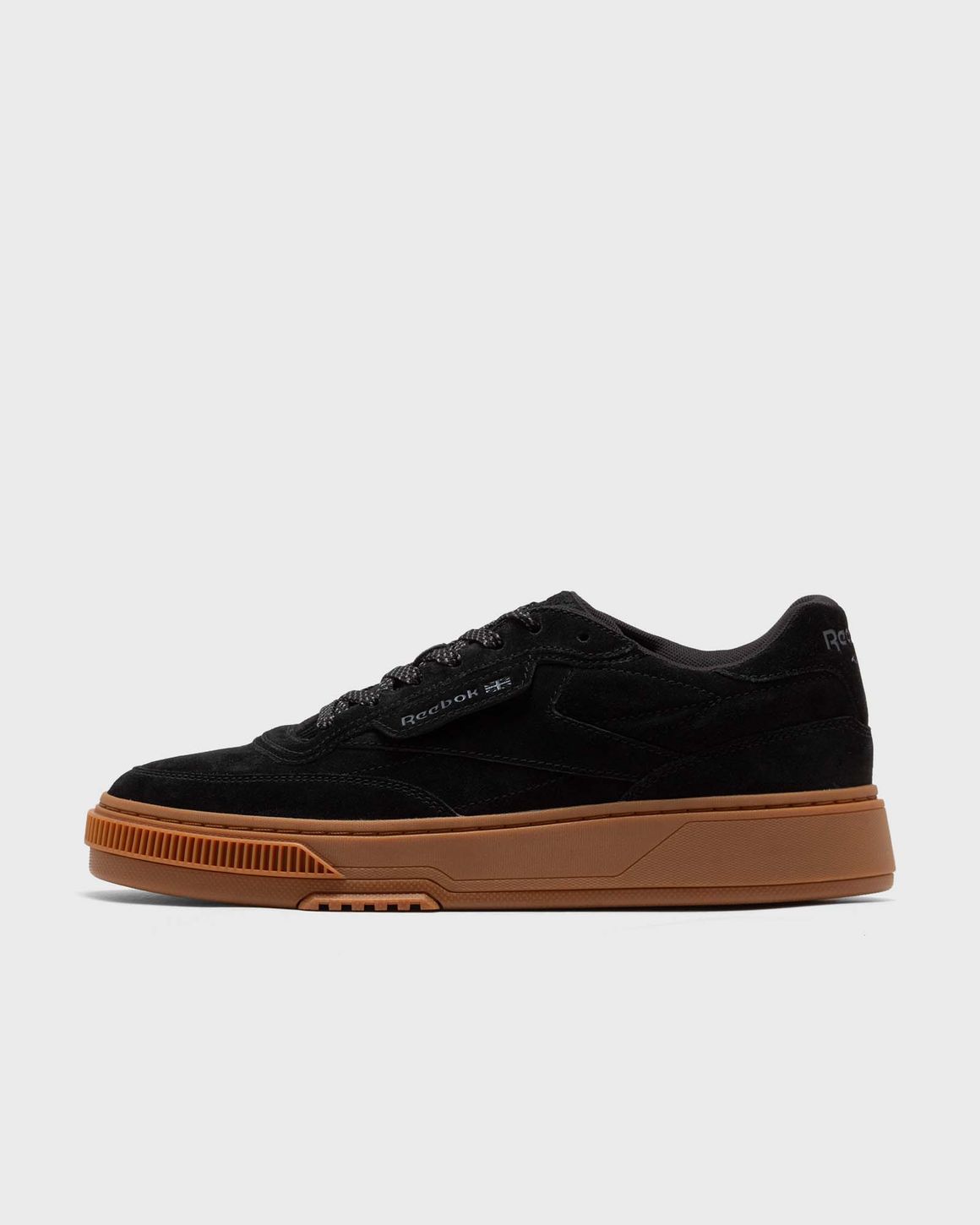 Reebok black suede deals