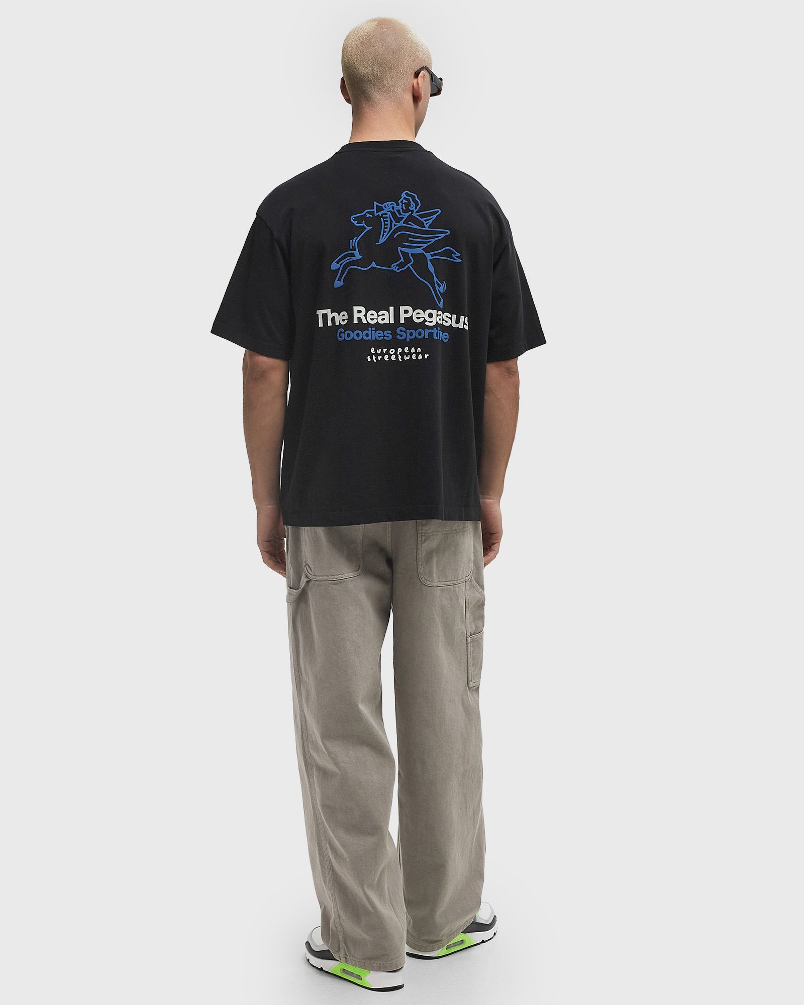 REAL PEGASUS BLACK TEE