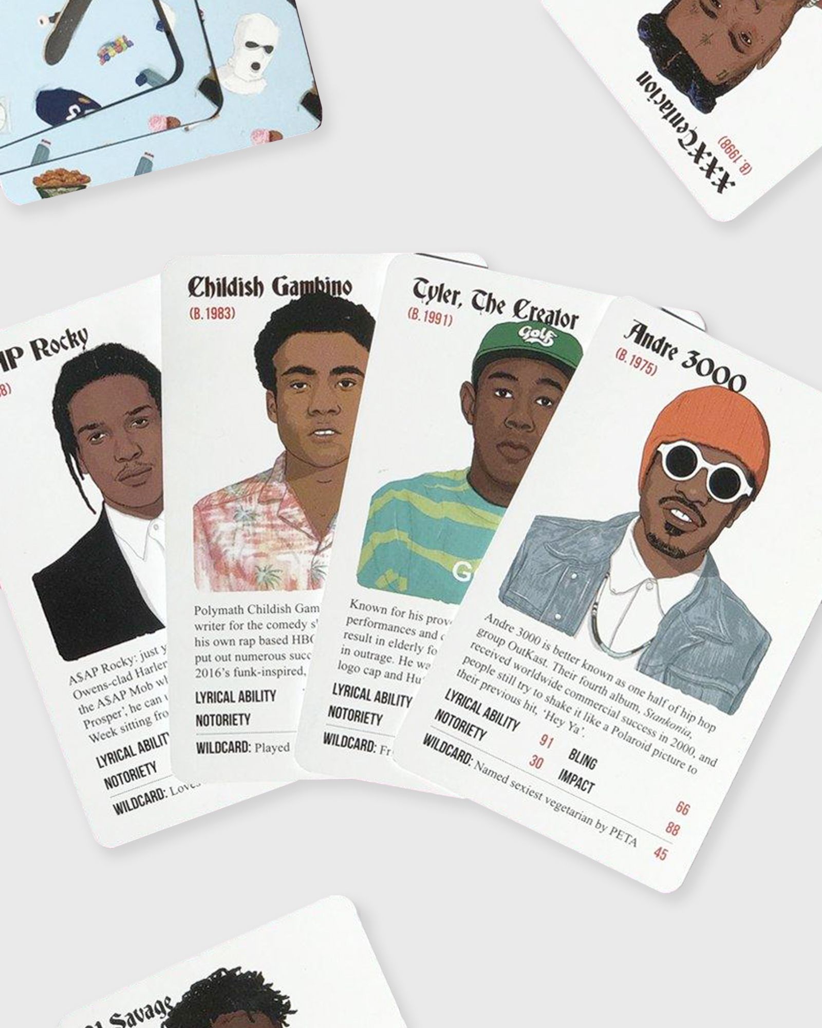 RAPPER STACKS 10S EDITION: CARD GAME