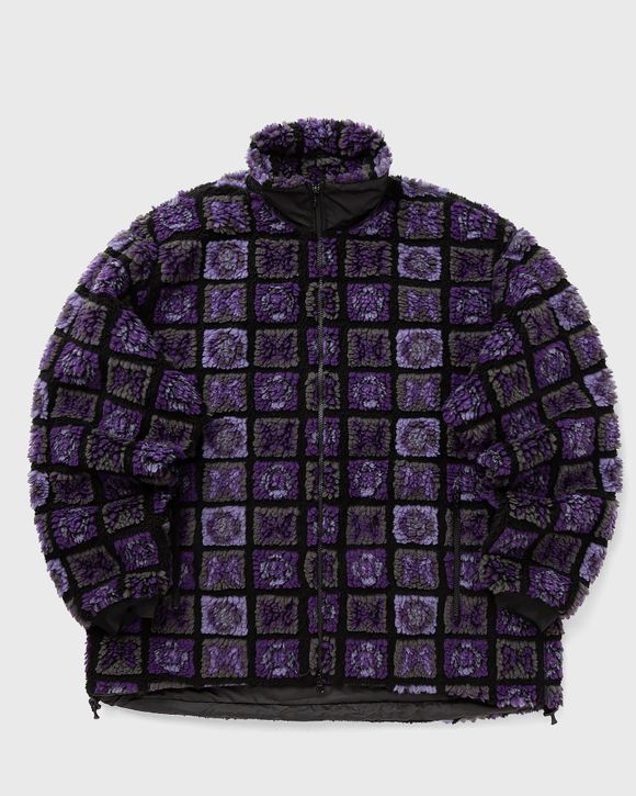 Faux Fur Jacket - Papillon Plaid Pile