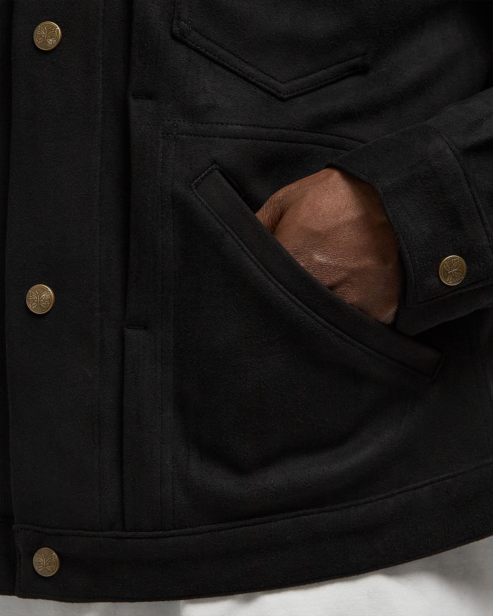 Penny Jean Jacket - Synthetic Suede