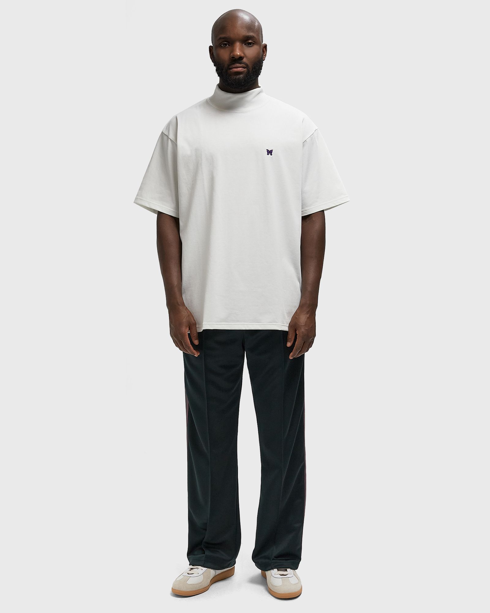 S/S Mock Neck Tee - Poly Jersey