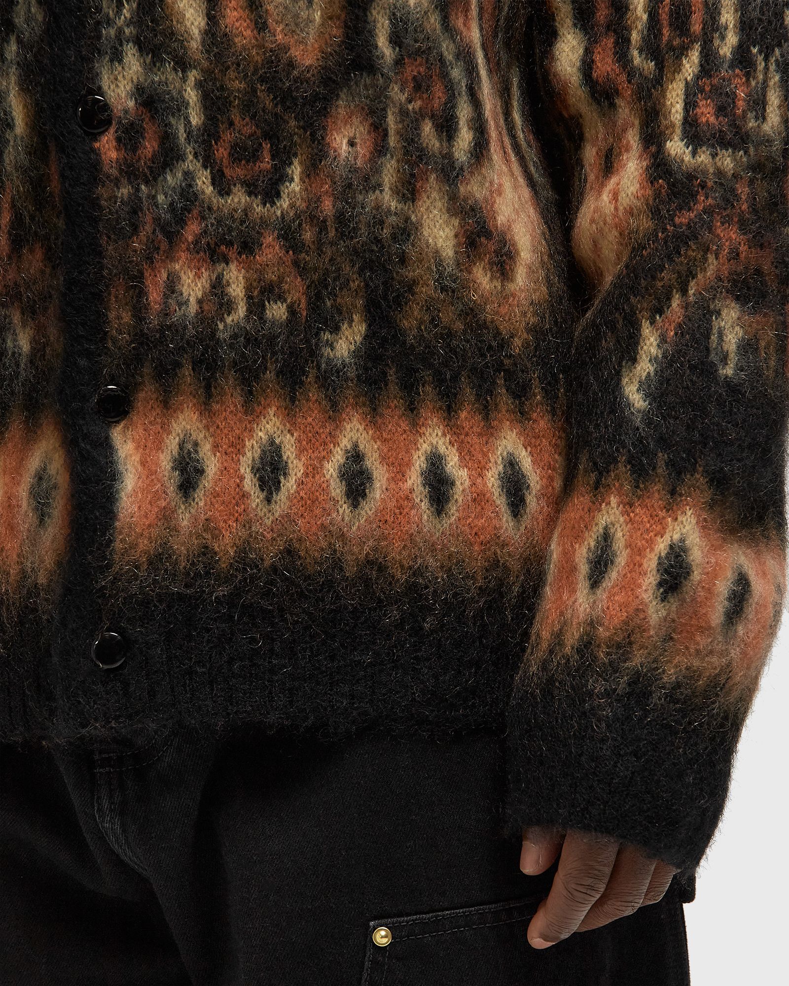 Mohair Cardigan - Paisley