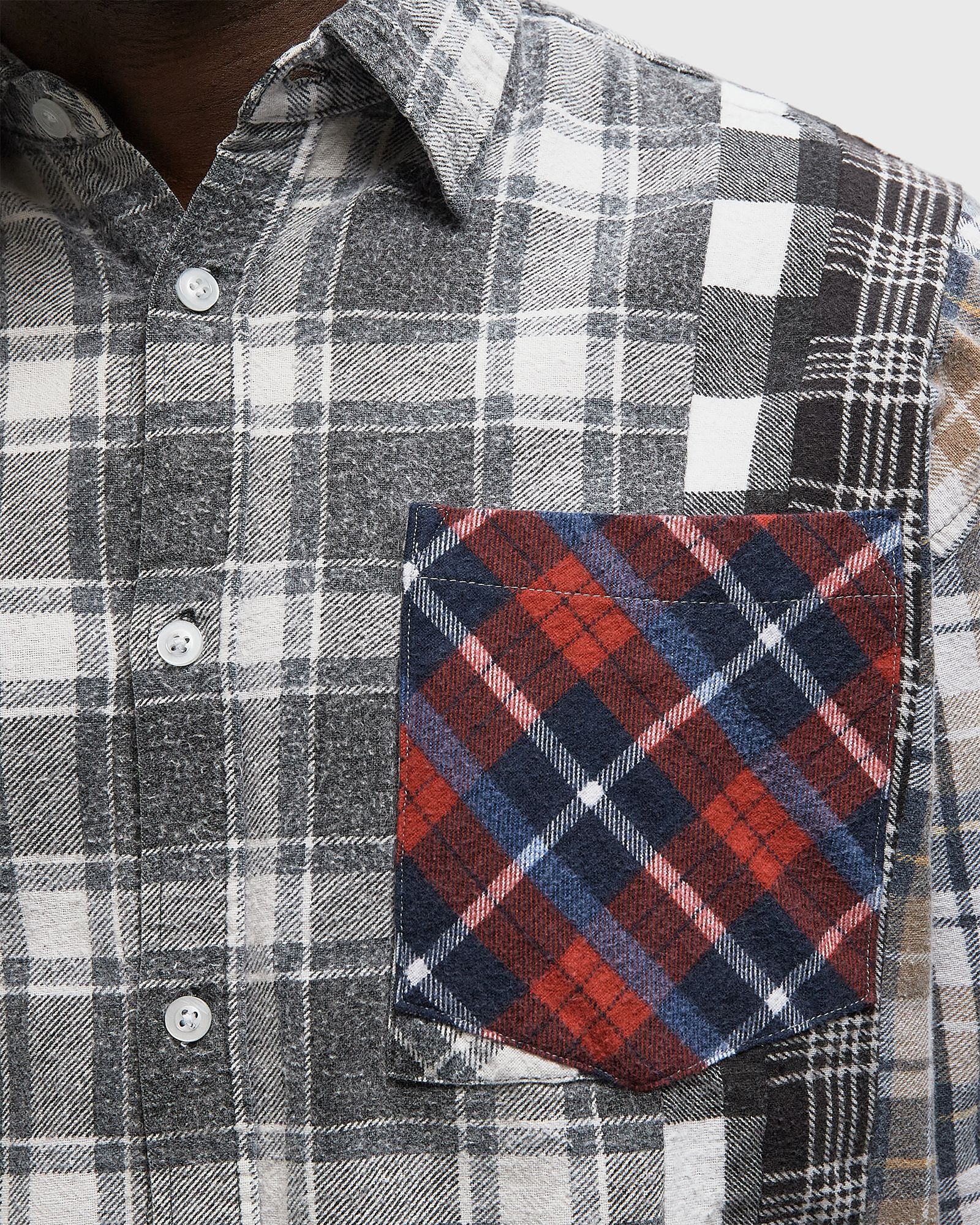 Rebuild by Needles Flannel Shirt -> 7 Cuts Shirt