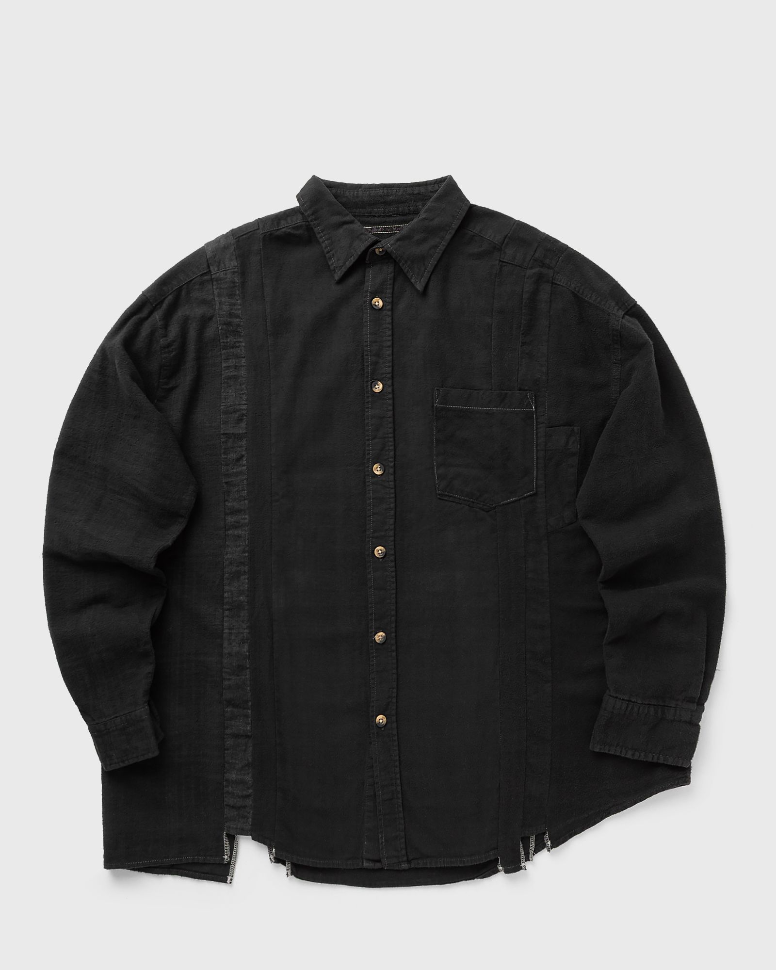 Rebuild by Needles  Flannel Shirt -> 7 Cuts Wide Shirt / Over Dye