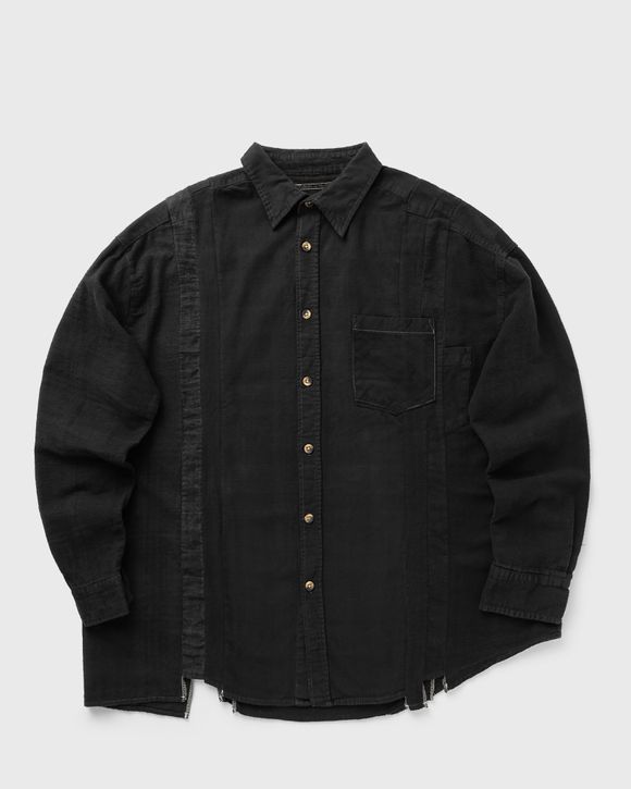 Rebuild by Needles  Flannel Shirt -> 7 Cuts Wide Shirt / Over Dye