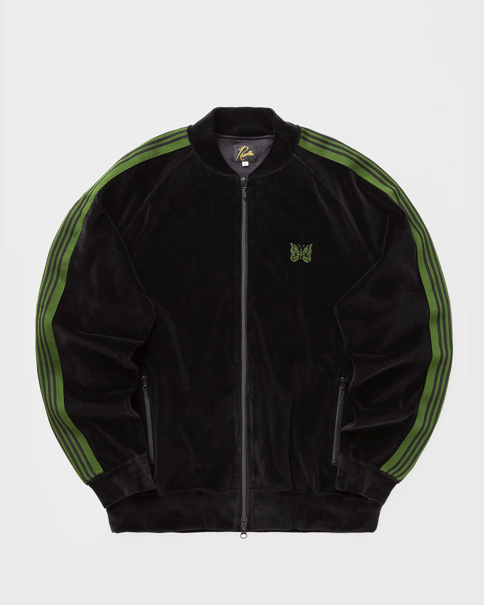 Rib Collar Track Jacket - C/PE Velour
