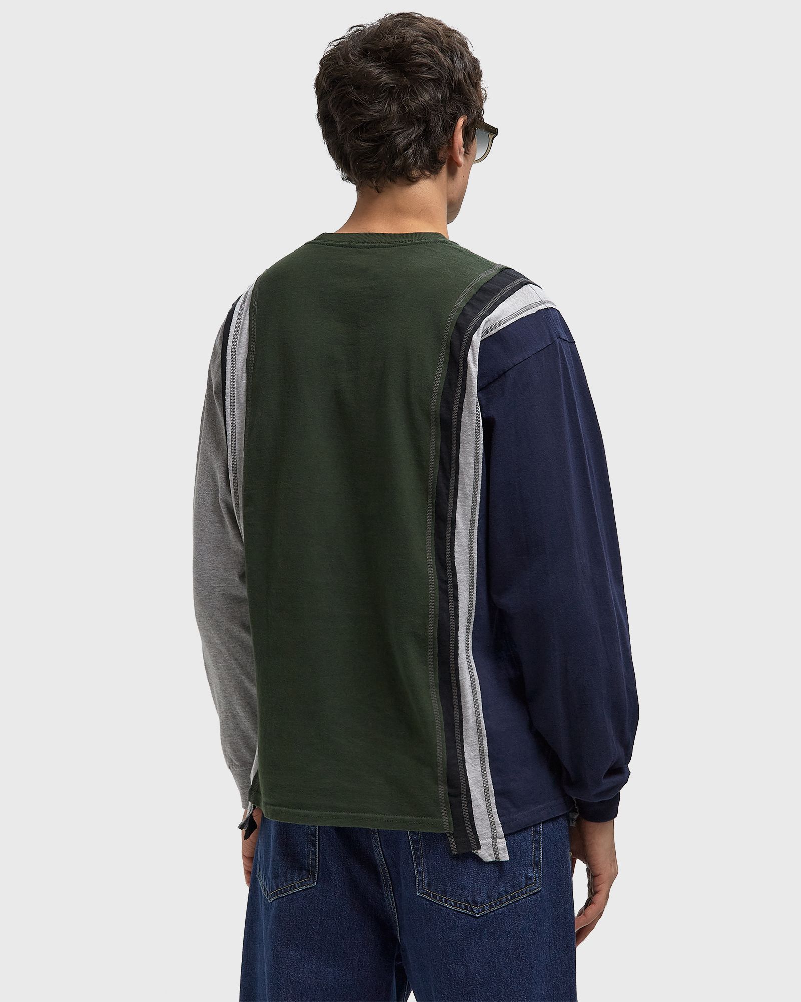 Rebuild by Needles  7 Cut L/S Tee - College