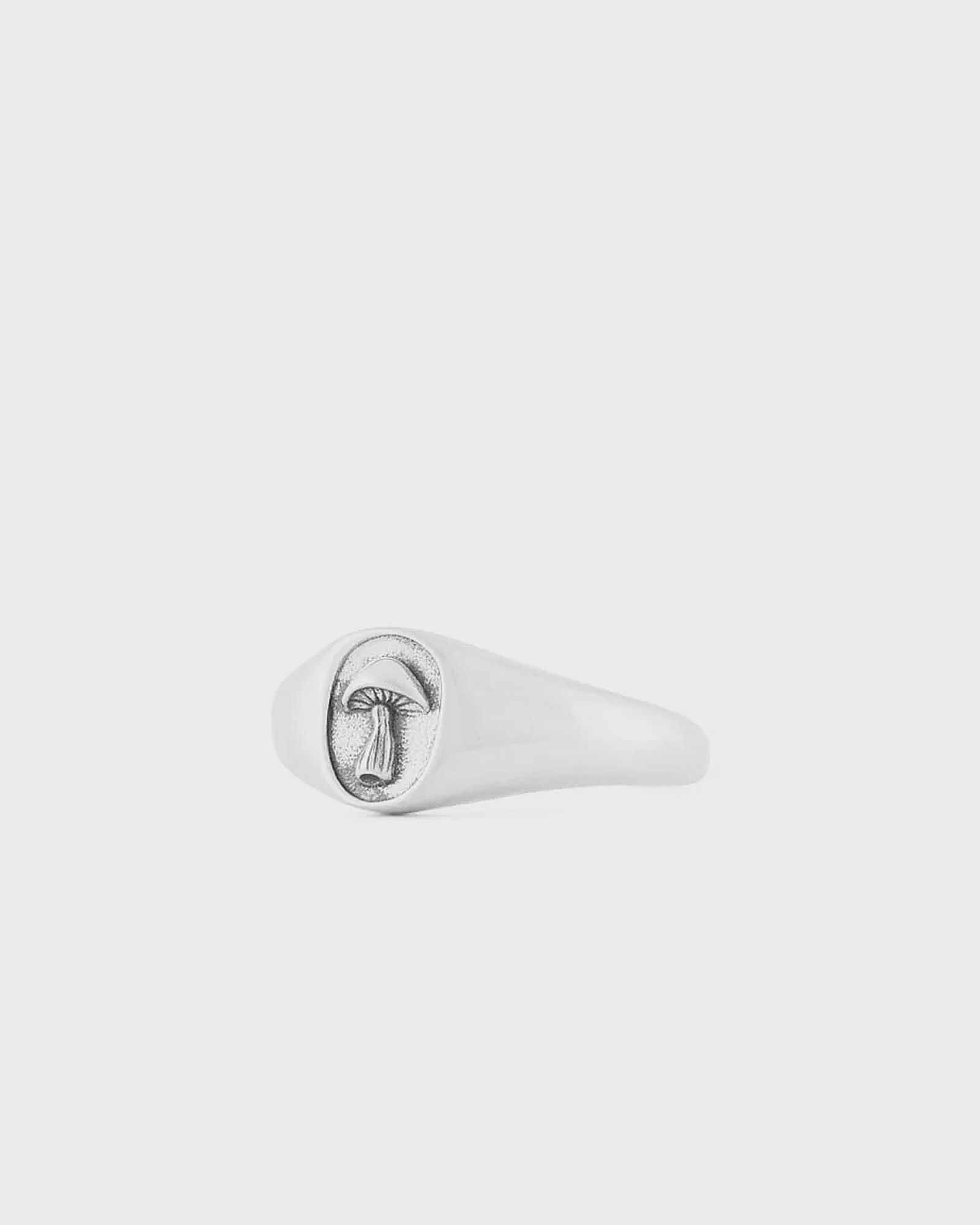 Silver Mushroom Ring