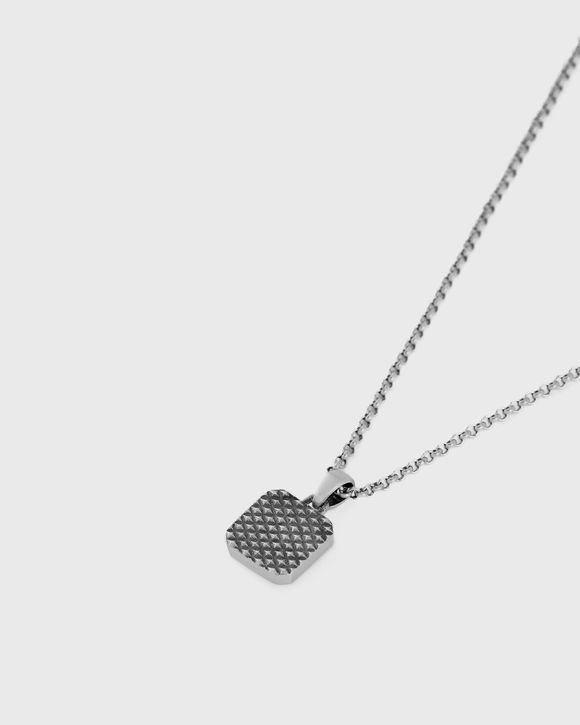 Silver Onyx Armour Necklace