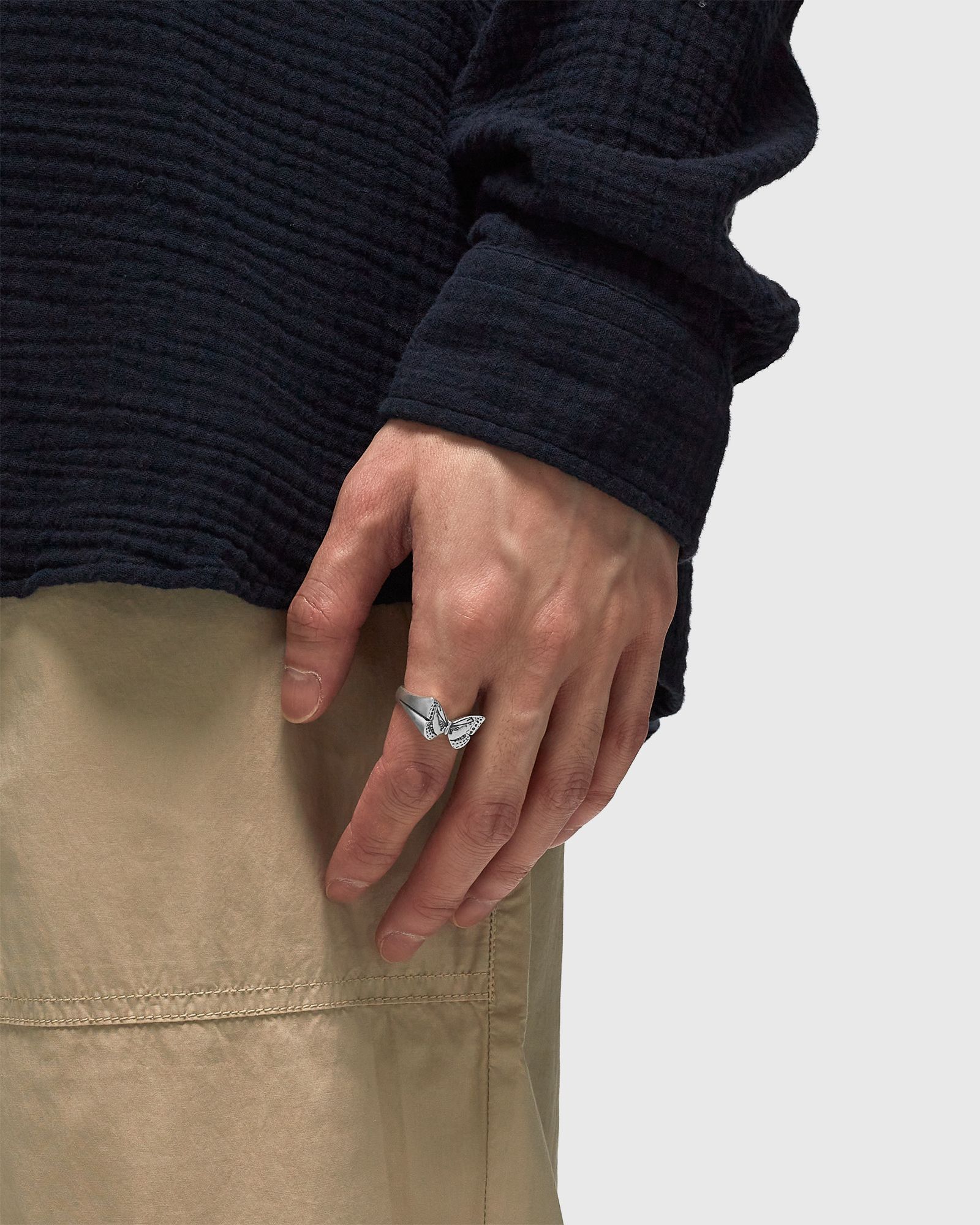 Silver Butterfly Ring