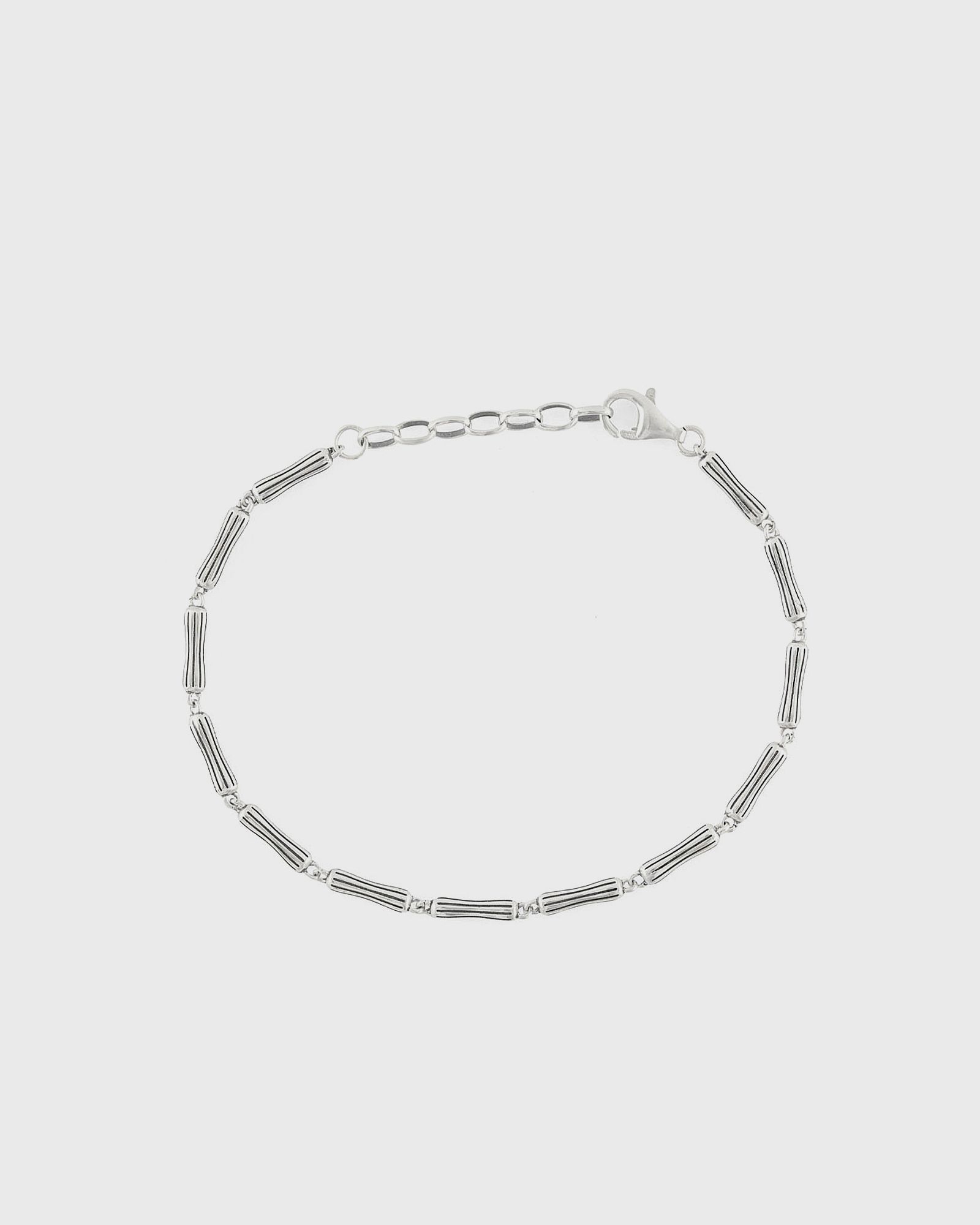 Silver Bamboo Bracelet