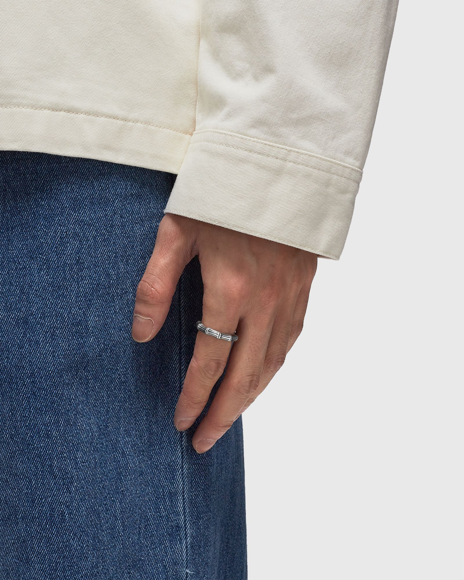 Silver Bamboo Ring