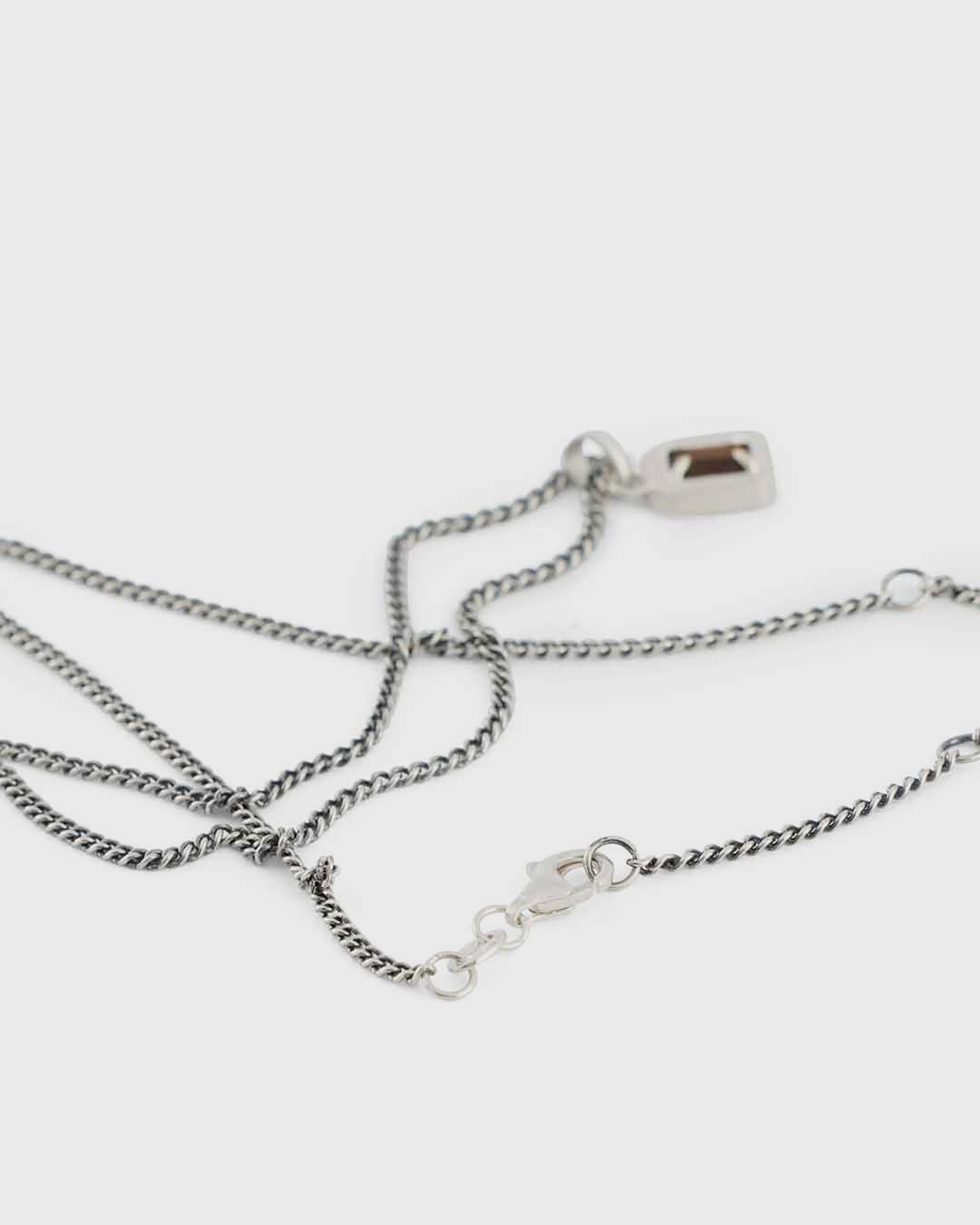 Silver Tigers Eye Blush Necklace