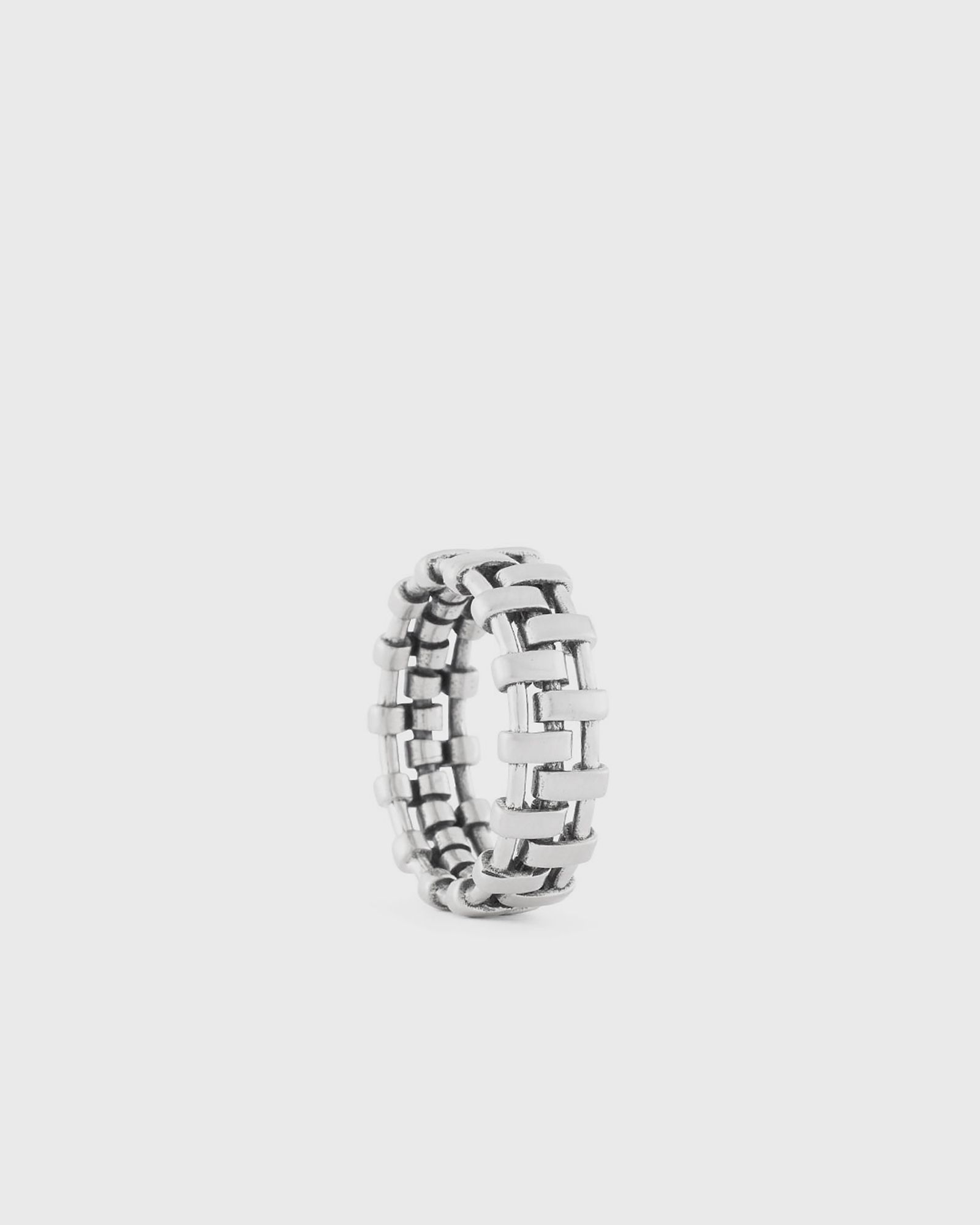 Silver Cage Ring