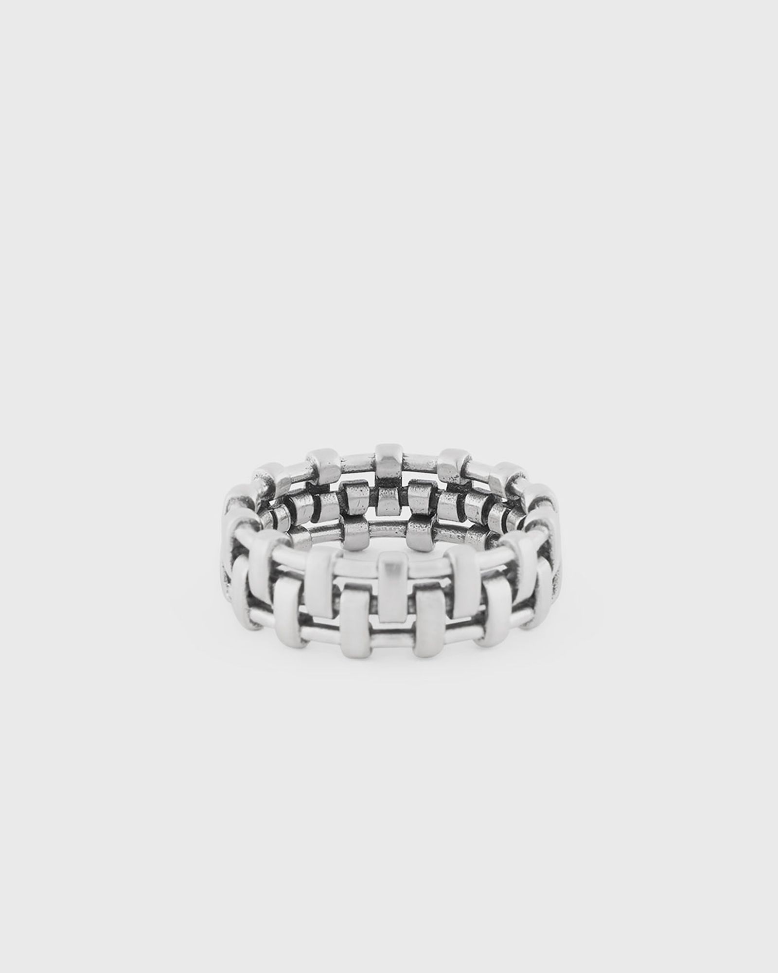 Silver Cage Ring