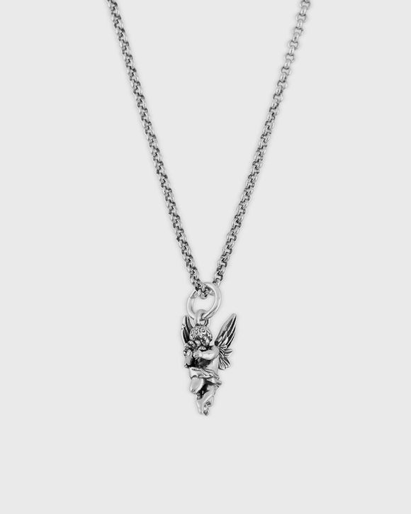 Silver Cherub Necklace
