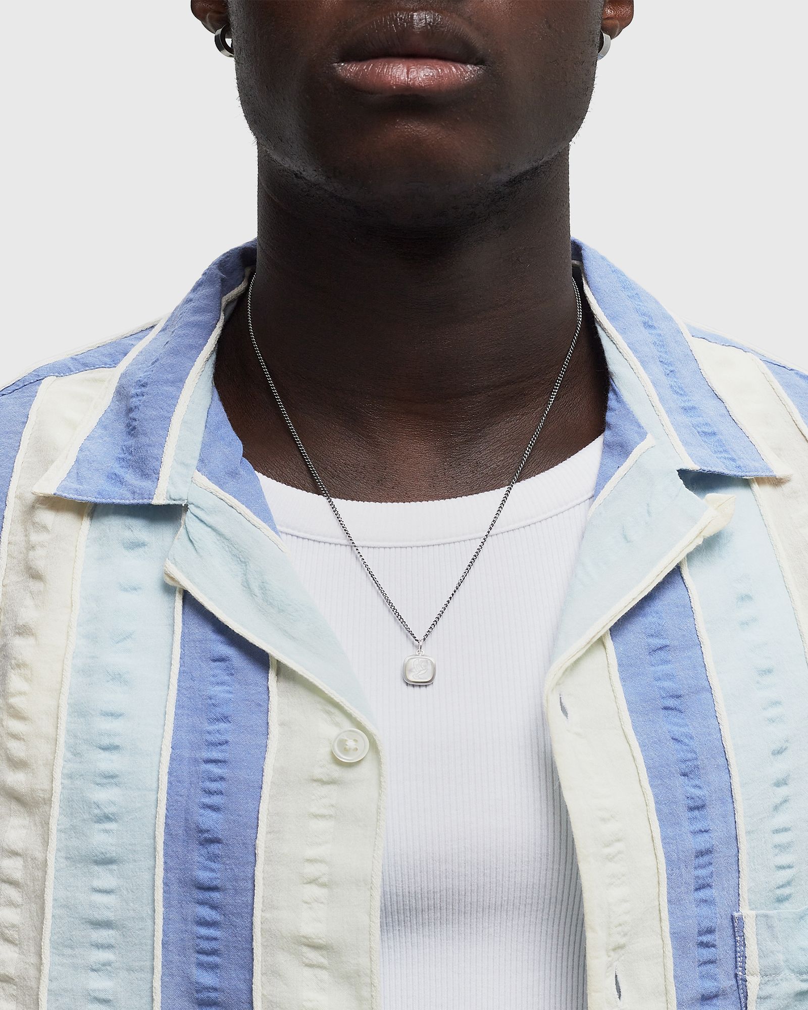 Silver Dove Cameo Necklace