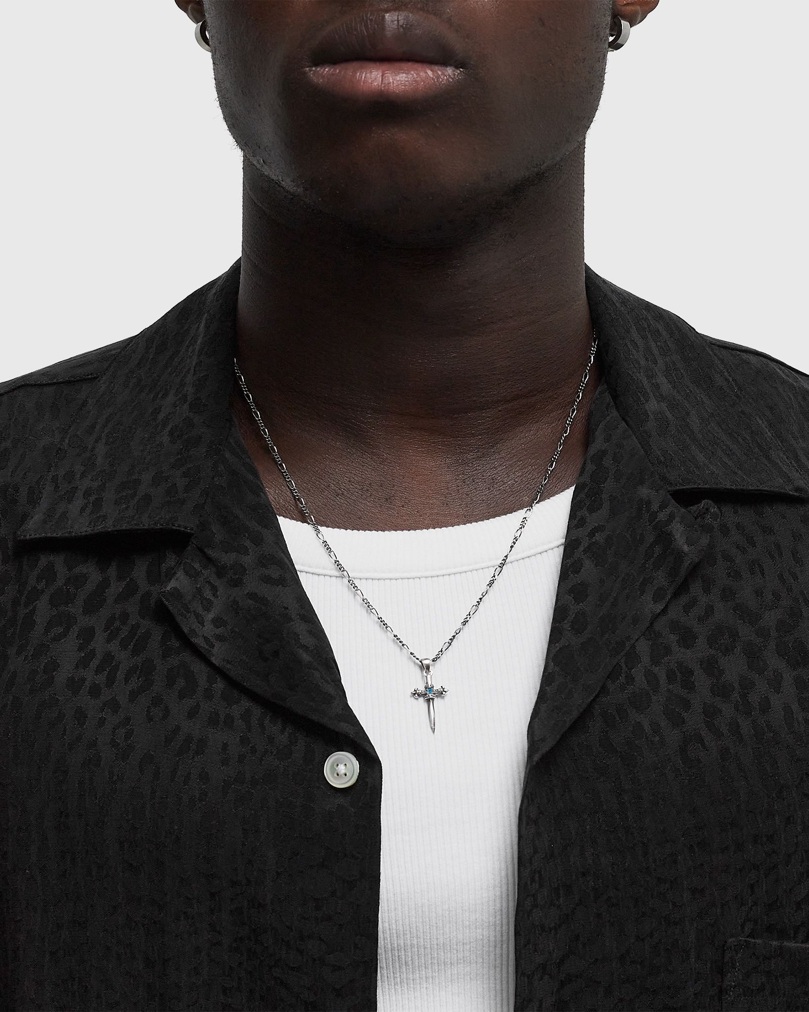 Silver Estoc Necklace