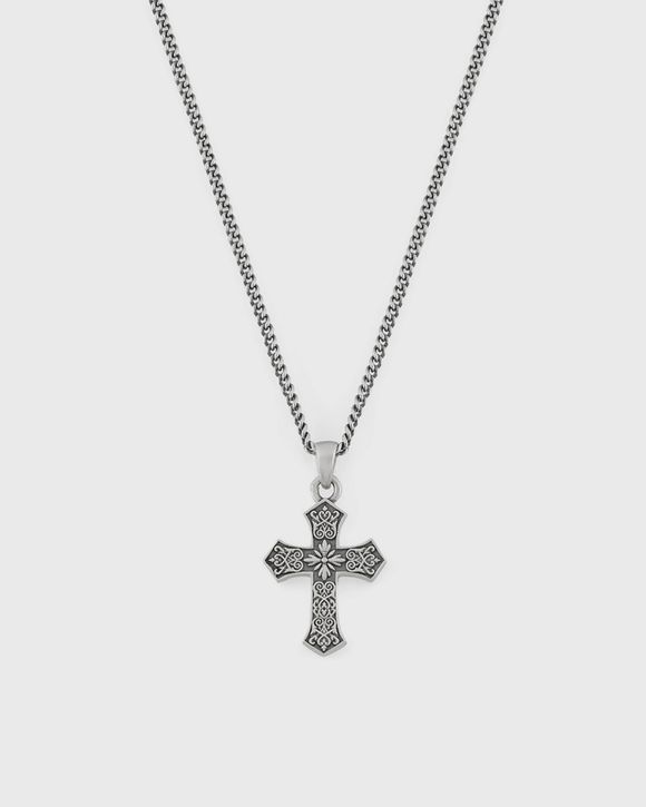 Silver Gothic Cross Necklace