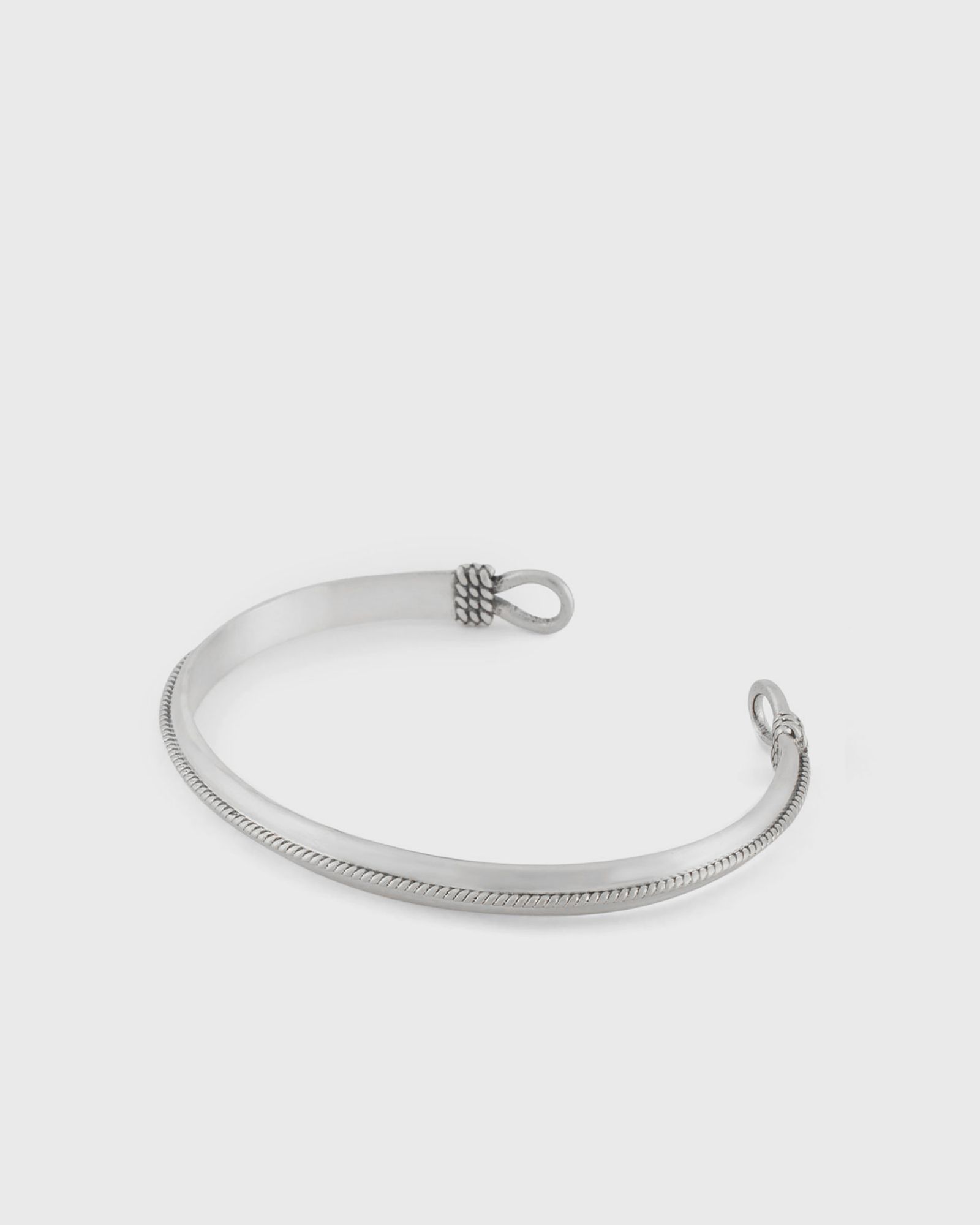 Silver Lasso Bangle