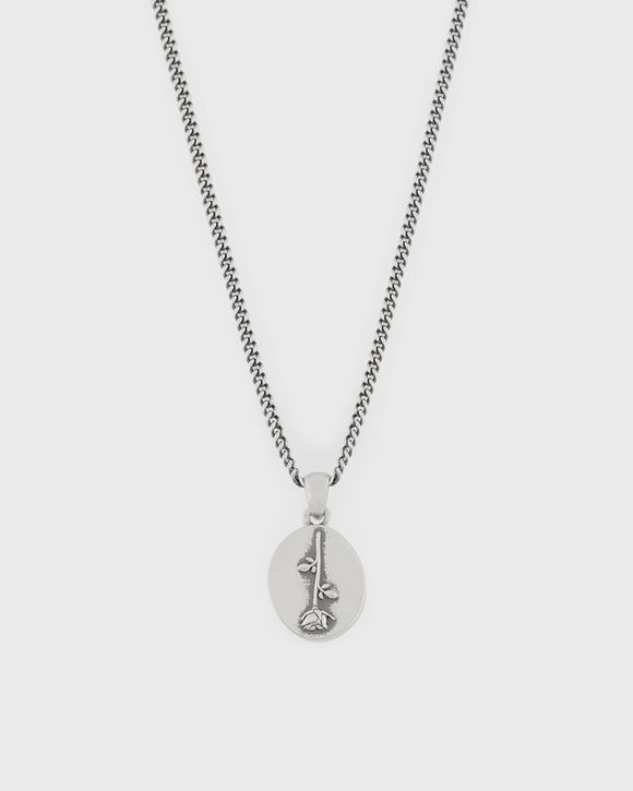 Silver Rose Necklace